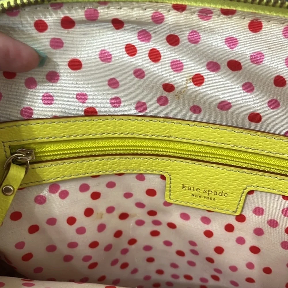 Kate Spade Wellesley Maeda Satchel, Sultan Yellow, Vintage